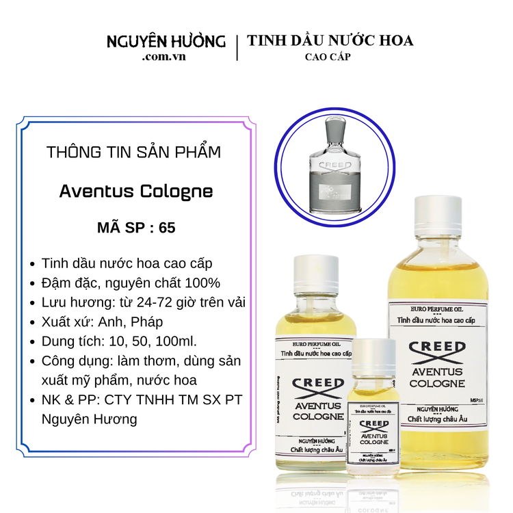 Tinh Dầu Nước Hoa Cao Cấp Aventus Cologne by Creed