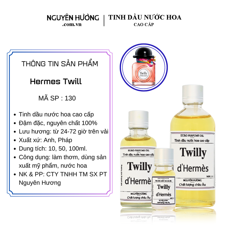 Tinh Dầu Nước Hoa Cao Cấp Twilly by Hermes