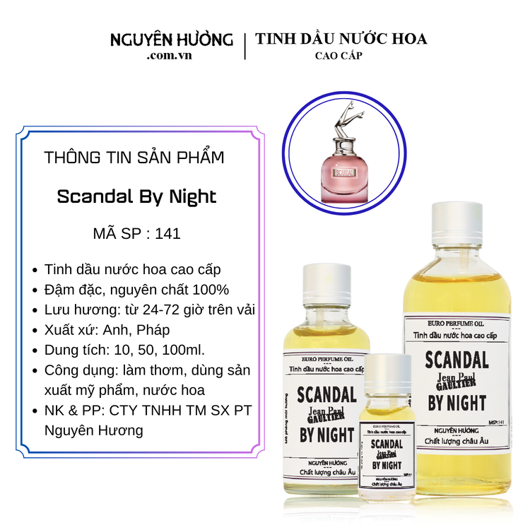 Tinh Dầu Nước Hoa Cao Cấp Scandal By Night