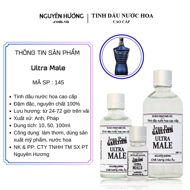 Tinh Dầu Nước Hoa Cao Cấp Ultra Male