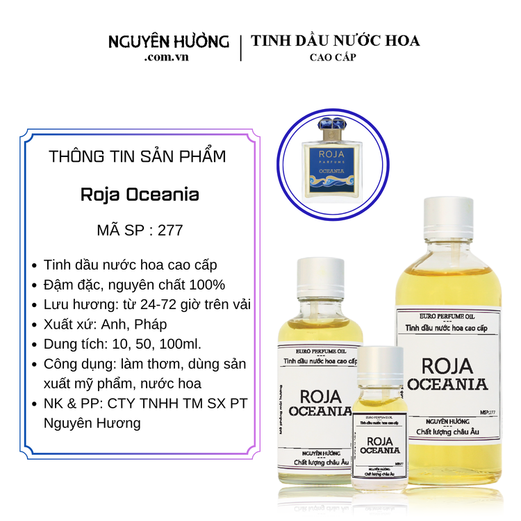 Tinh Dầu Nước Hoa Cao Cấp Oceania by Roja Dove