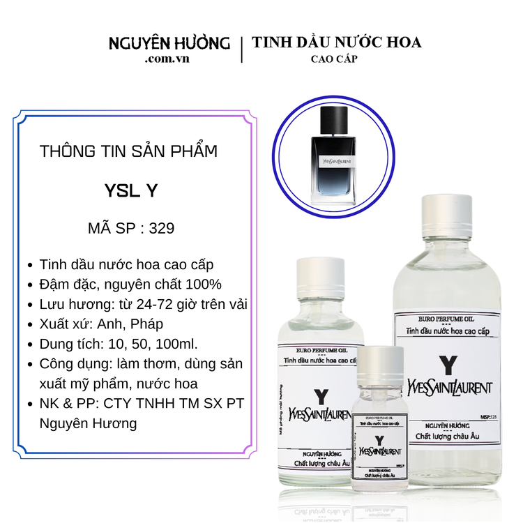 Tinh Dầu Nước Hoa Cao Cấp YSL Y